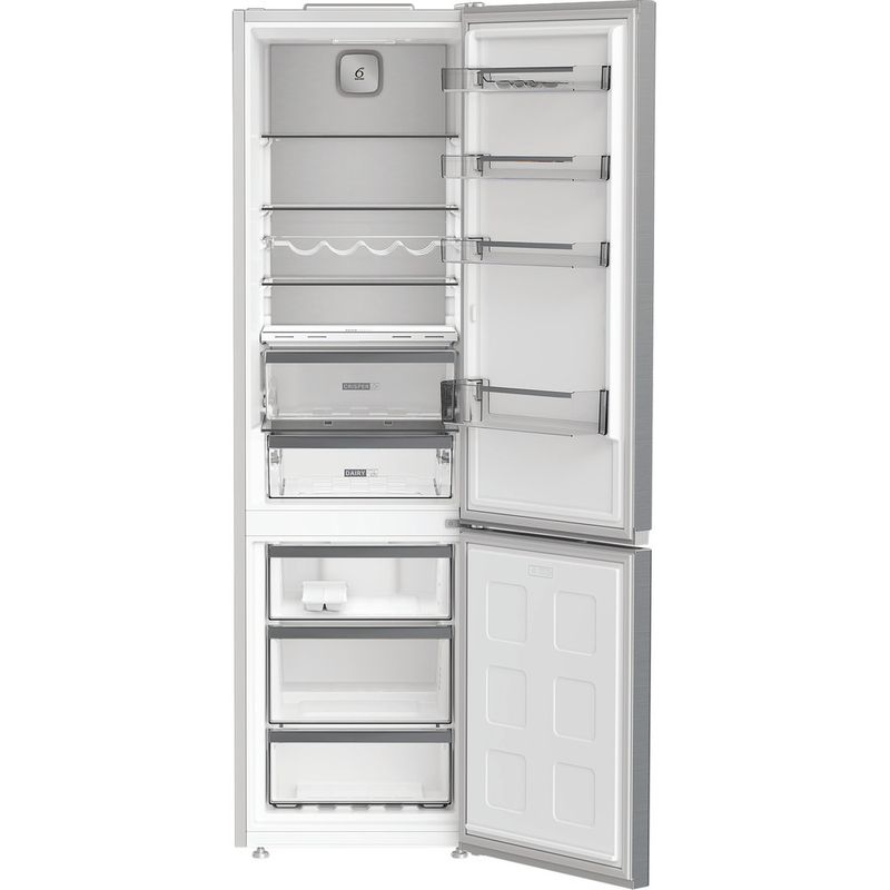 Whirlpool-Combinazione-Frigorifero-Congelatore-A-libera-installazione-WHK-26403-XP6E-New-Silver-–-ARC-1035-2-porte-Perspective-open