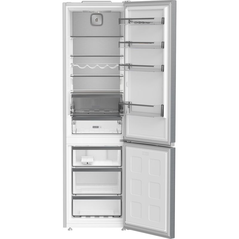 Whirlpool-Combinazione-Frigorifero-Congelatore-A-libera-installazione-WHK-25404-XP8E-New-Silver-–-ARC-1035-2-porte-Perspective-open
