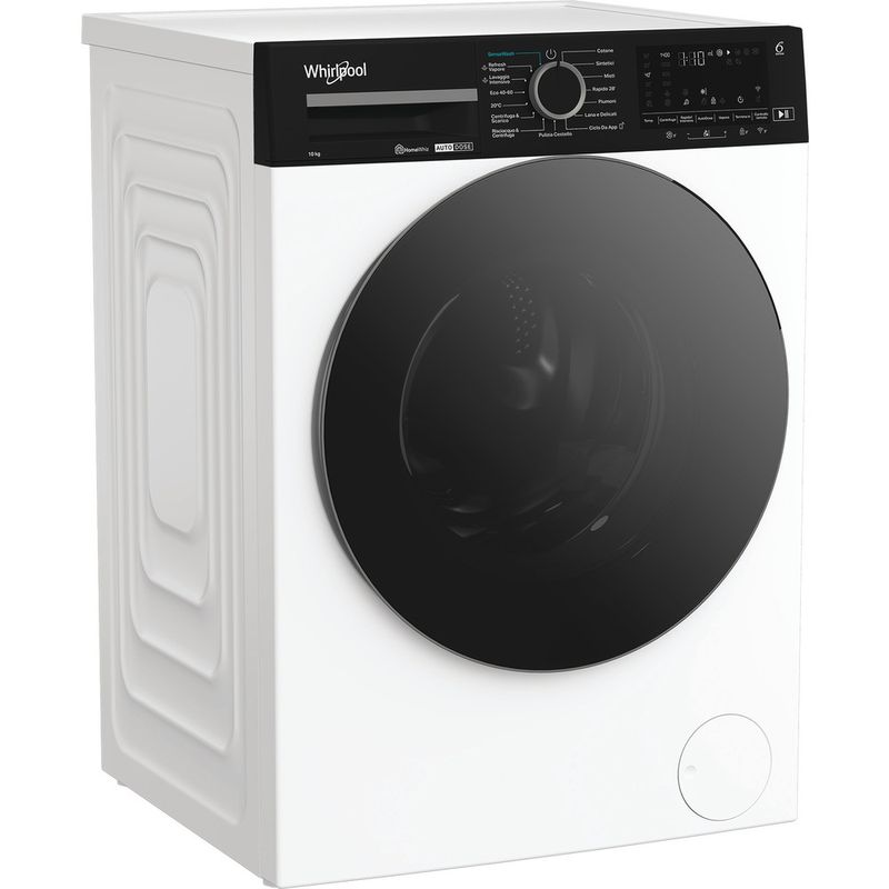 Whirlpool Lavabiancheria A libera installazione WPM 011W ADS IT Bianco Carica frontale A Perspective