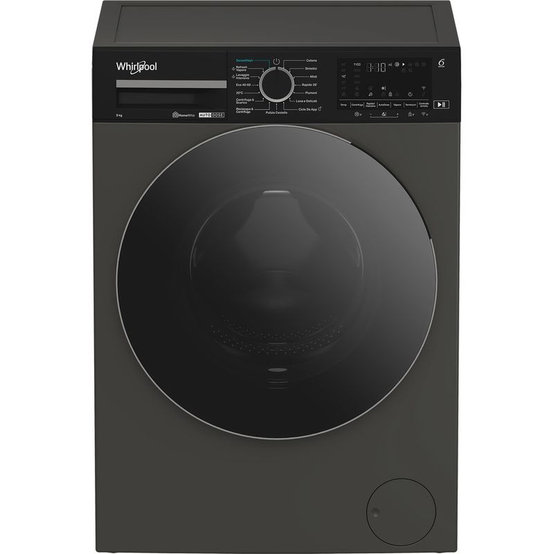 Whirlpool-Lavabiancheria-A-libera-installazione-WPM-912G-ADS-IT-Grigio-Manhattan-Carica-frontale-A-Perspective