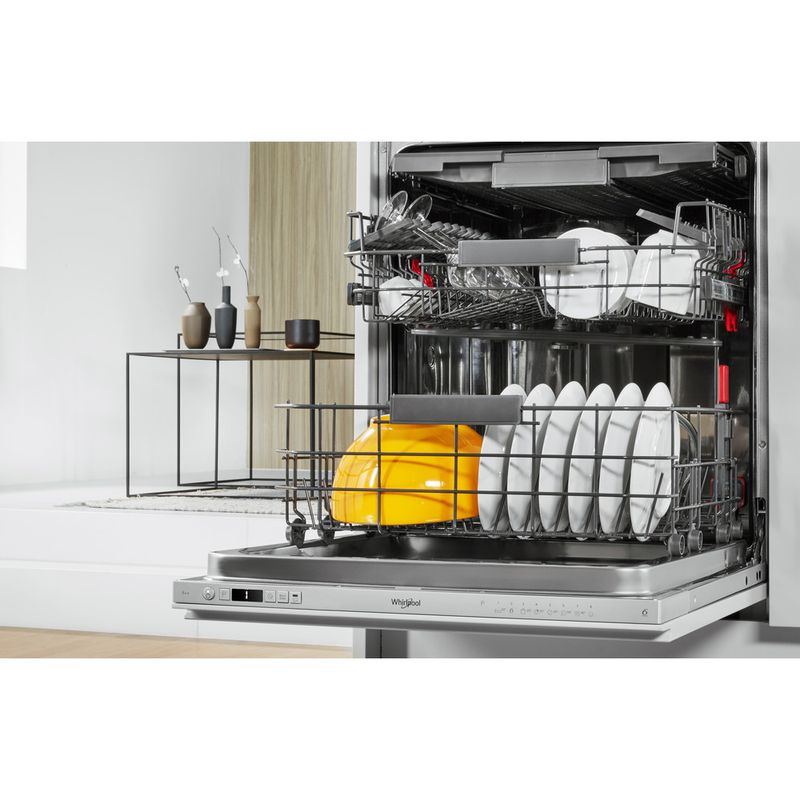 Whirlpool Lavastoviglie Da incasso WIC 3C26 F Totalmente integrato A++ Rack