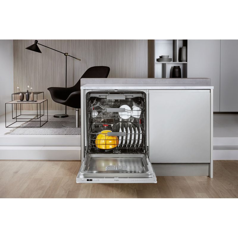 Whirlpool Lavastoviglie Da incasso WIC 3C26 F Totalmente integrato A++ Lifestyle frontal open
