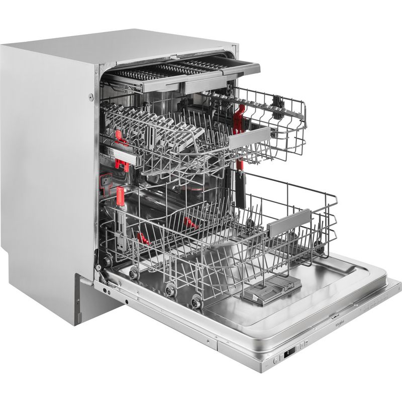 Whirlpool Lavastoviglie Da incasso WIC 3C26 F Totalmente integrato A++ Perspective open
