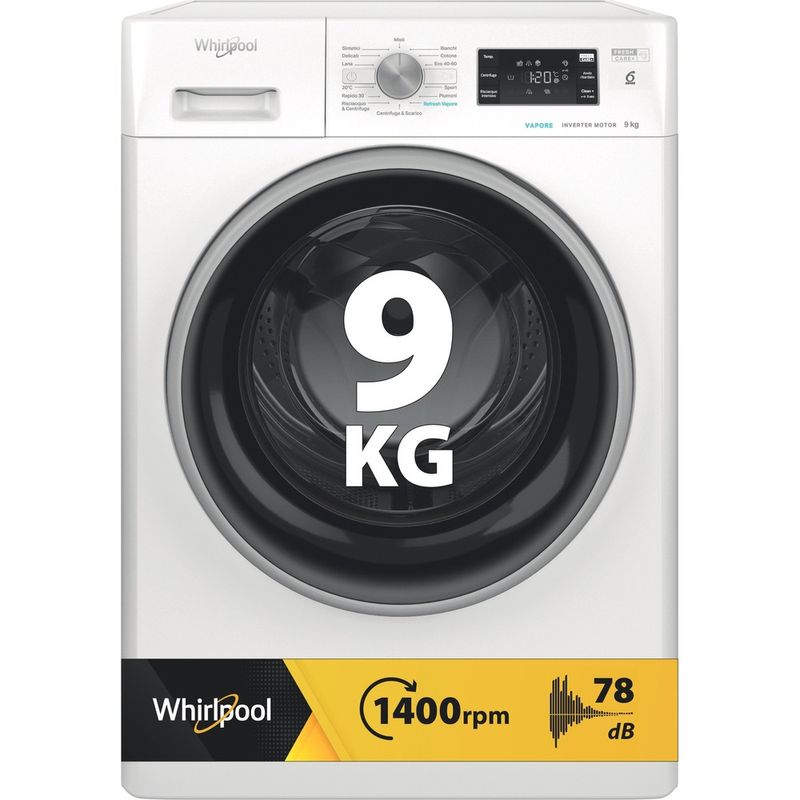 Whirlpool-Lavabiancheria-A-libera-installazione-FFB-948-BSV-IT-Bianco-Carica-frontale-A-Hero-image
