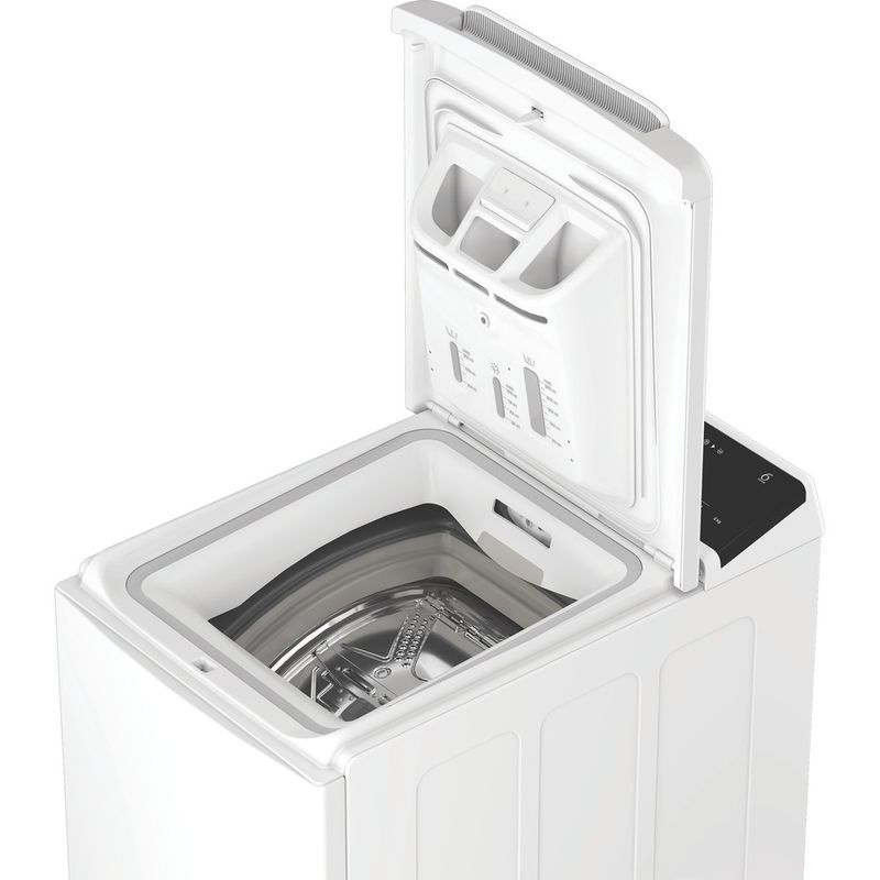 Whirlpool-Lavabiancheria-A-libera-installazione-WTLSENSE-66-IT-Bianco-Carica-dall-alto-A-Perspective-open