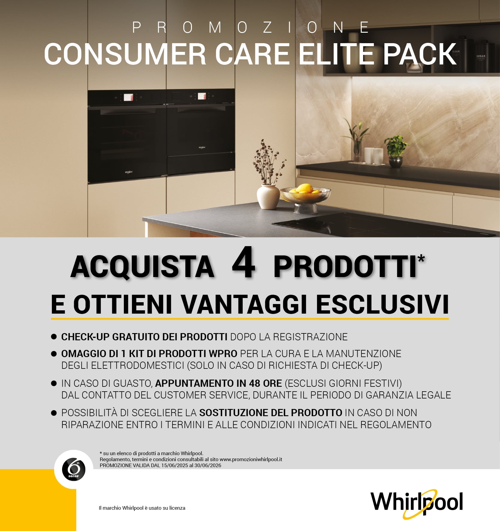Promozione Whirlpool Consumer Care Elite Pack