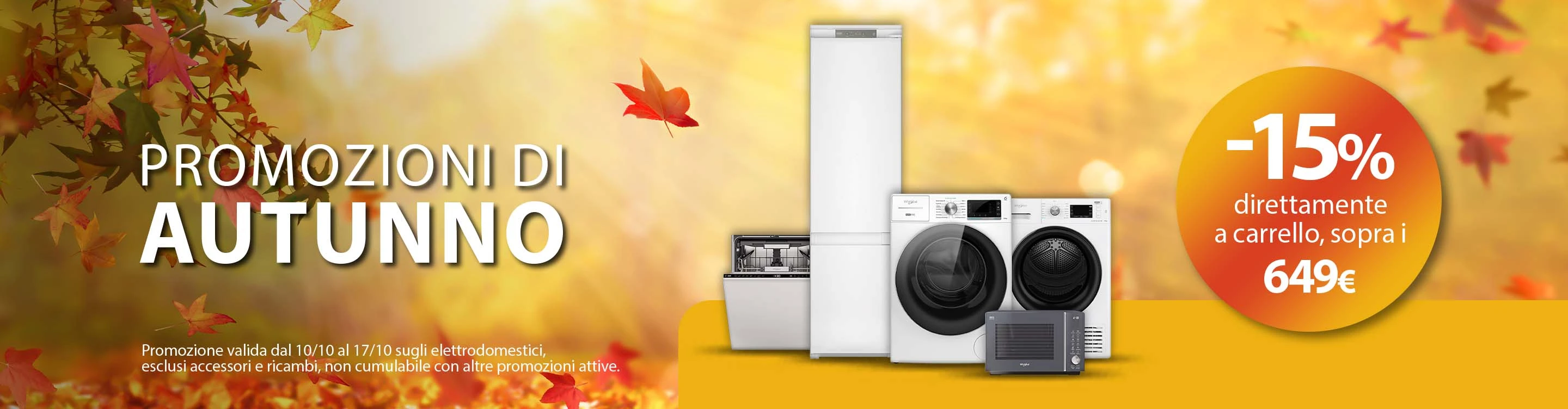 promozioni autunno whirlpool